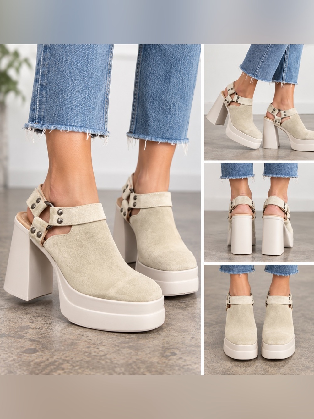 FREE PEOPLE  platform shoes -size 9.5–NWOT